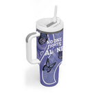 Australia Stomach Cancer Awareness Tumbler With Handle No One Fights Alone Aboriginal Art