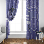 Australia Stomach Cancer Awareness Window Curtain No One Fights Alone Aboriginal Art