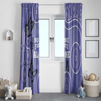 Australia Stomach Cancer Awareness Window Curtain No One Fights Alone Aboriginal Art