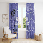 Australia Stomach Cancer Awareness Window Curtain No One Fights Alone Aboriginal Art