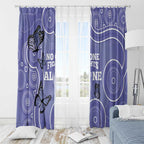 Australia Stomach Cancer Awareness Window Curtain No One Fights Alone Aboriginal Art