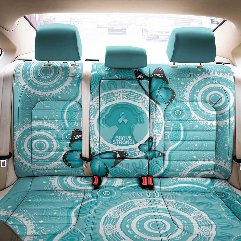Australia Cervical Cancer Awareness Month Back Car Seat Cover Brave Strong Butterfly Aboriginal Art