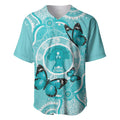 Australia Cervical Cancer Awareness Month Baseball Jersey Brave Strong Butterfly Aboriginal Art