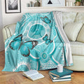 Australia Cervical Cancer Awareness Month Blanket Brave Strong Butterfly Aboriginal Art