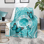 Australia Cervical Cancer Awareness Month Blanket Brave Strong Butterfly Aboriginal Art