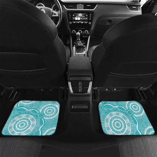 Australia Cervical Cancer Awareness Month Car Mats Brave Strong Butterfly Aboriginal Art