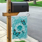 Australia Cervical Cancer Awareness Month Garden Flag Brave Strong Butterfly Aboriginal Art