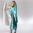 Australia Cervical Cancer Awareness Month Hooded Blanket Brave Strong Butterfly Aboriginal Art