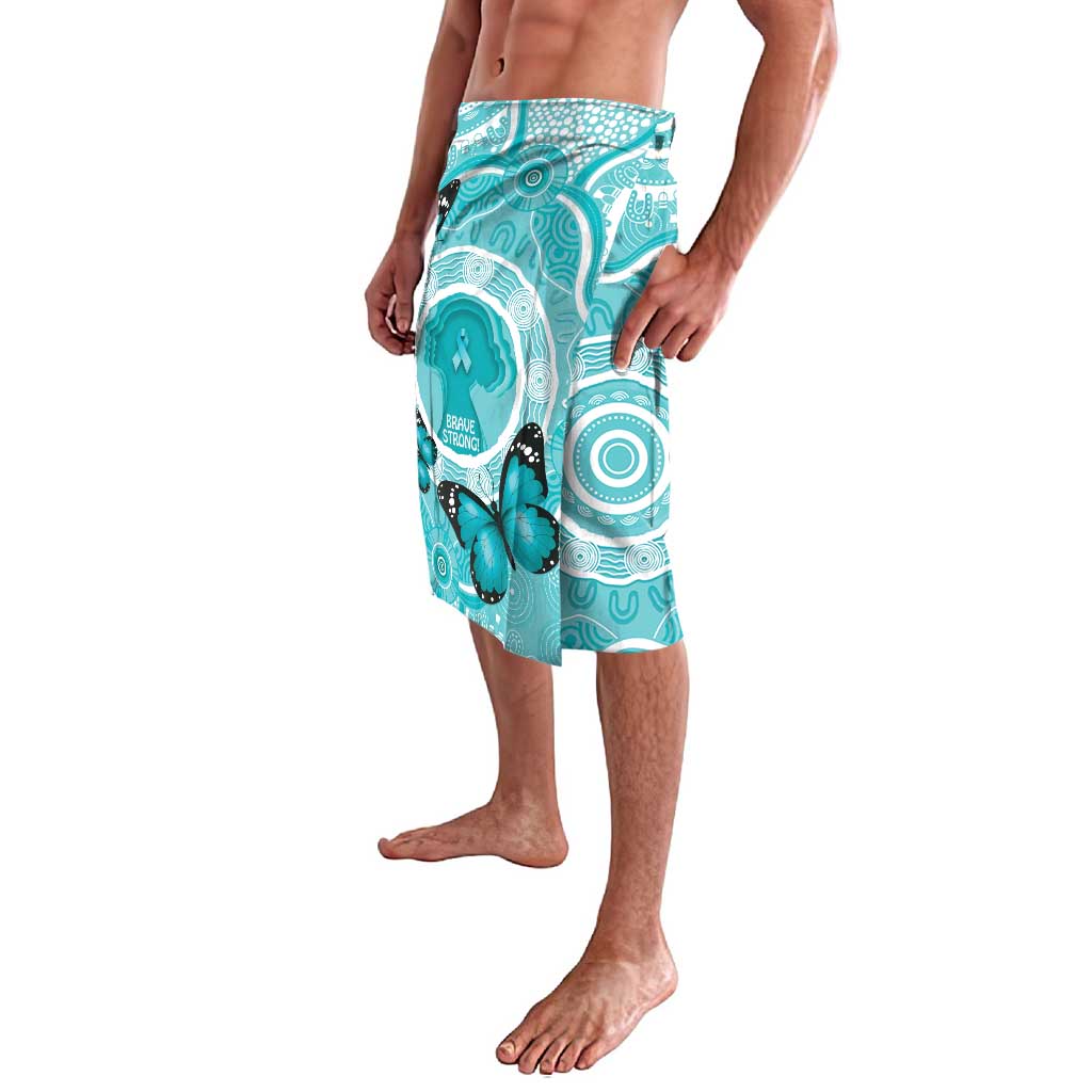 Australia Cervical Cancer Awareness Month Lavalava Brave Strong Butterfly Aboriginal Art