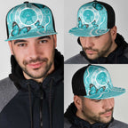 Australia Cervical Cancer Awareness Mesh Trucker Cap Aboriginal Brave Strong Butterfly - Aussie Hoodie