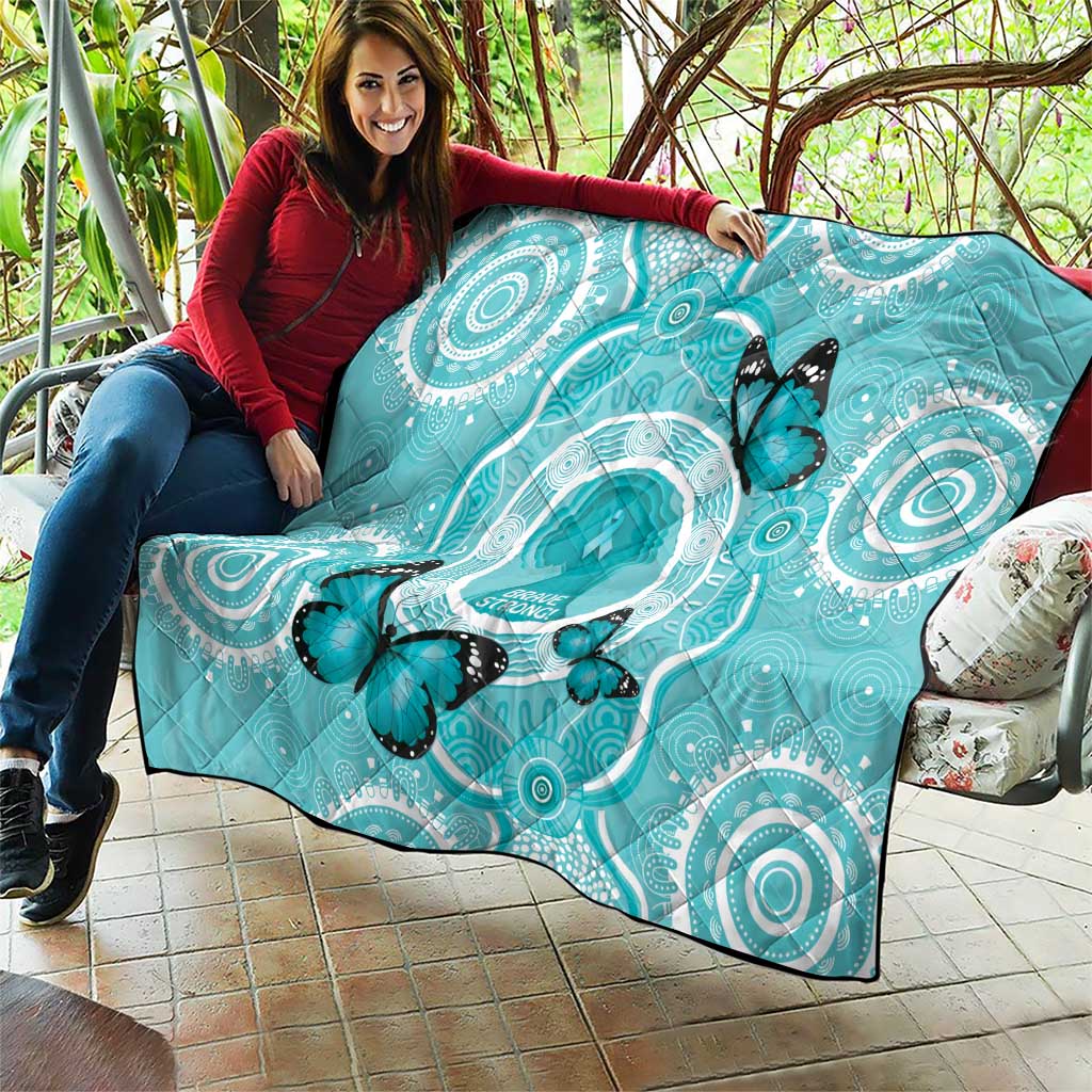 Australia Cervical Cancer Awareness Month Quilt Brave Strong Butterfly Aboriginal Art