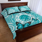Australia Cervical Cancer Awareness Month Quilt Bed Set Brave Strong Butterfly Aboriginal Art