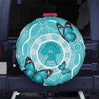 Australia Cervical Cancer Awareness Month Spare Tire Cover Brave Strong Butterfly Aboriginal Art