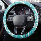 Australia Cervical Cancer Awareness Month Steering Wheel Cover Brave Strong Butterfly Aboriginal Art