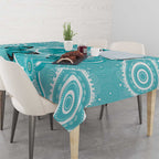 Australia Cervical Cancer Awareness Month Tablecloth Brave Strong Butterfly Aboriginal Art