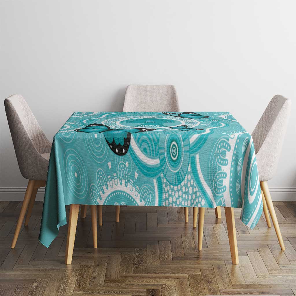 Australia Cervical Cancer Awareness Month Tablecloth Brave Strong Butterfly Aboriginal Art