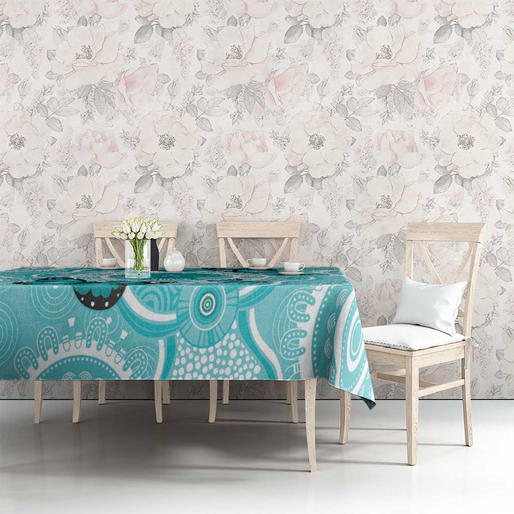 Australia Cervical Cancer Awareness Month Tablecloth Brave Strong Butterfly Aboriginal Art
