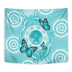 Australia Cervical Cancer Awareness Month Tapestry Brave Strong Butterfly Aboriginal Art