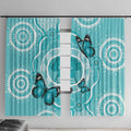 Australia Cervical Cancer Awareness Month Window Curtain Brave Strong Butterfly Aboriginal Art