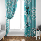 Australia Cervical Cancer Awareness Month Window Curtain Brave Strong Butterfly Aboriginal Art