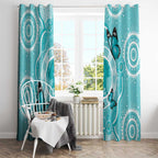Australia Cervical Cancer Awareness Month Window Curtain Brave Strong Butterfly Aboriginal Art