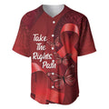 Australia AIDS Awareness Month Baseball Jersey Take The Rights Path Aboriginal Art