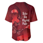 Australia AIDS Awareness Month Baseball Jersey Take The Rights Path Aboriginal Art