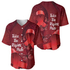 Australia AIDS Awareness Month Baseball Jersey Take The Rights Path Aboriginal Art