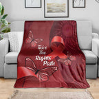 Australia AIDS Awareness Month Blanket Take The Rights Path Aboriginal Art