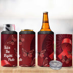 Australia AIDS Awareness Month 4 in 1 Can Cooler Tumbler Take The Rights Path Aboriginal Art