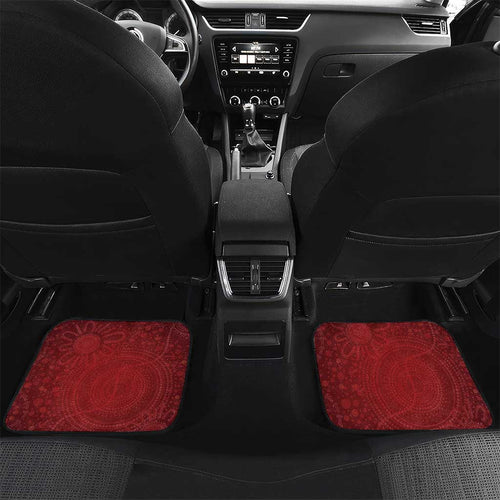 Australia AIDS Awareness Month Car Mats Take The Rights Path Aboriginal Art