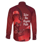 Australia AIDS Awareness Month Family Matching Short Sleeve Bodycon Dress and Hawaiian Shirt Take The Rights Path Aboriginal Art