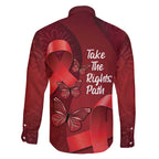 Australia AIDS Awareness Month Family Matching Summer Maxi Dress and Hawaiian Shirt Take The Rights Path Aboriginal Art