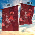 Australia AIDS Awareness Month Garden Flag Take The Rights Path Aboriginal Art