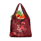 Australia AIDS Awareness Month Grocery Bag Take The Rights Path Aboriginal Art