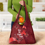 Australia AIDS Awareness Month Grocery Bag Take The Rights Path Aboriginal Art