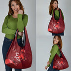 Australia AIDS Awareness Month Grocery Bag Take The Rights Path Aboriginal Art