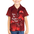 Australia AIDS Awareness Month Hawaiian Shirt Take The Rights Path Aboriginal Art