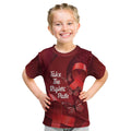 Australia AIDS Awareness Month Kid T Shirt Take The Rights Path Aboriginal Art