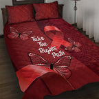 Australia AIDS Awareness Month Quilt Bed Set Take The Rights Path Aboriginal Art