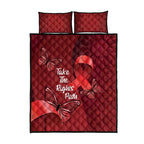 Australia AIDS Awareness Month Quilt Bed Set Take The Rights Path Aboriginal Art