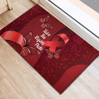 Australia AIDS Awareness Month Rubber Doormat Take The Rights Path Aboriginal Art
