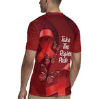 Australia AIDS Awareness Month Rugby Jersey Take The Rights Path Aboriginal Art