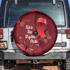 Australia AIDS Awareness Month Spare Tire Cover Take The Rights Path Aboriginal Art