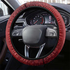 Australia AIDS Awareness Month Steering Wheel Cover Take The Rights Path Aboriginal Art