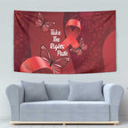 Australia AIDS Awareness Month Tapestry Take The Rights Path Aboriginal Art