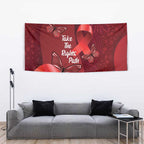 Australia AIDS Awareness Month Tapestry Take The Rights Path Aboriginal Art