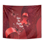 Australia AIDS Awareness Month Tapestry Take The Rights Path Aboriginal Art