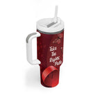 Australia AIDS Awareness Month Tumbler With Handle Take The Rights Path Aboriginal Art