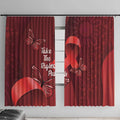 Australia AIDS Awareness Month Window Curtain Take The Rights Path Aboriginal Art